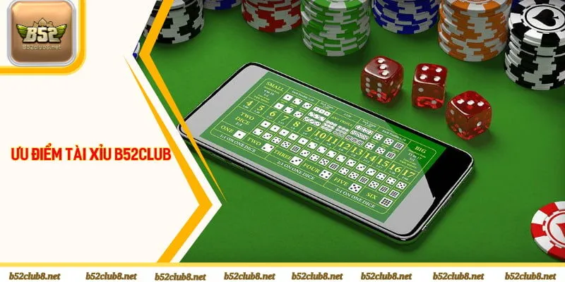 Ưu điểm làm nên độ hot tài xỉu tại B52club